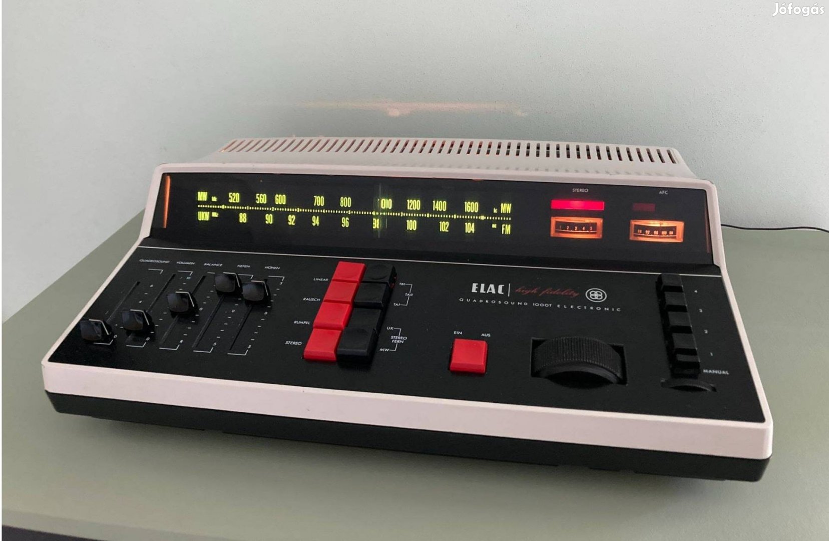 Elac Quadrosound 1000T rádióerősítő ritkaság