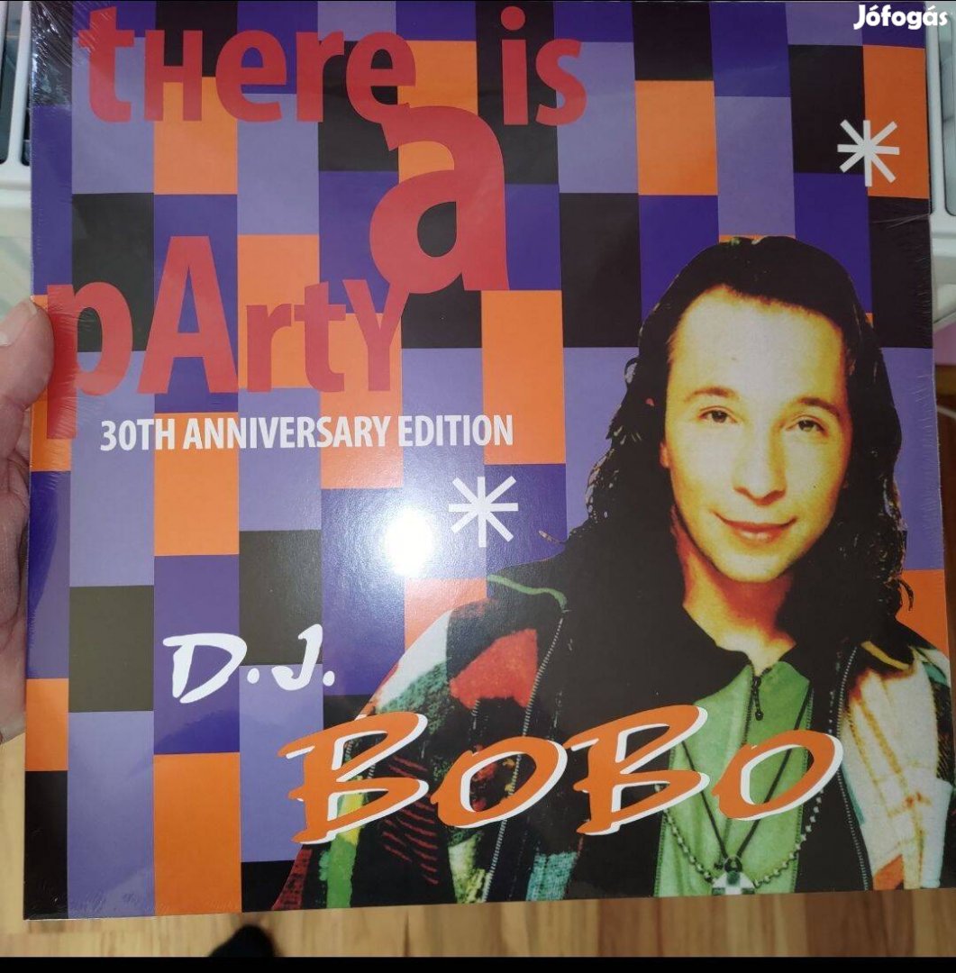 Eladásra kínálom DJ.Bobo -There Is A Party albumát. (LP vinyl!!)