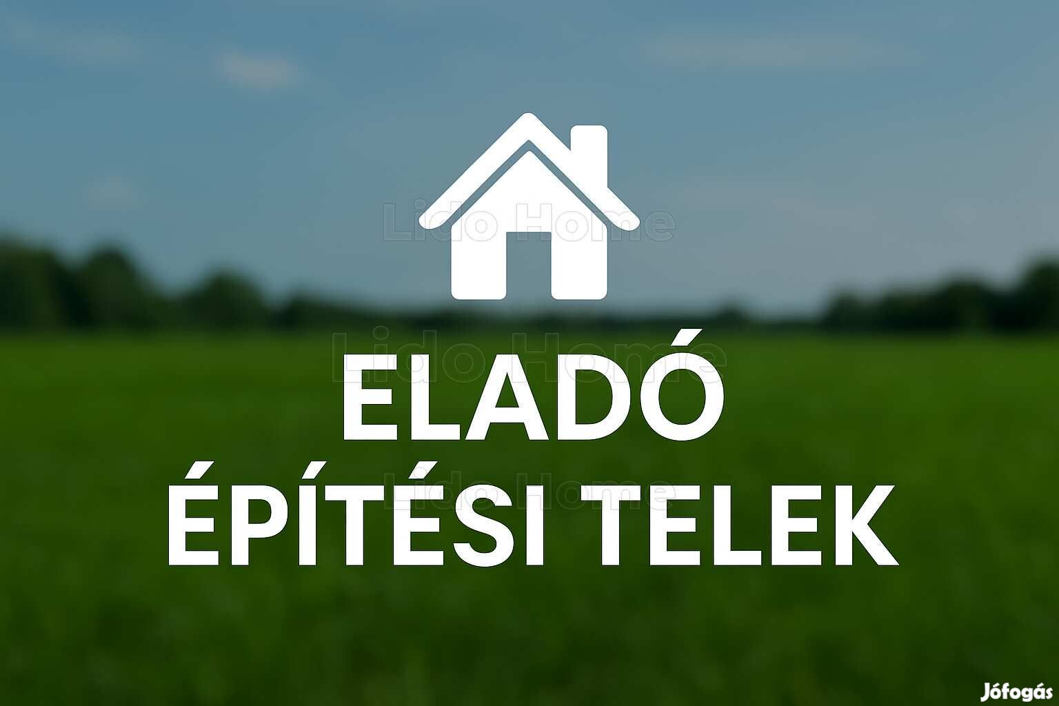 Eladó 1003 m-es építési telek Lipóton!