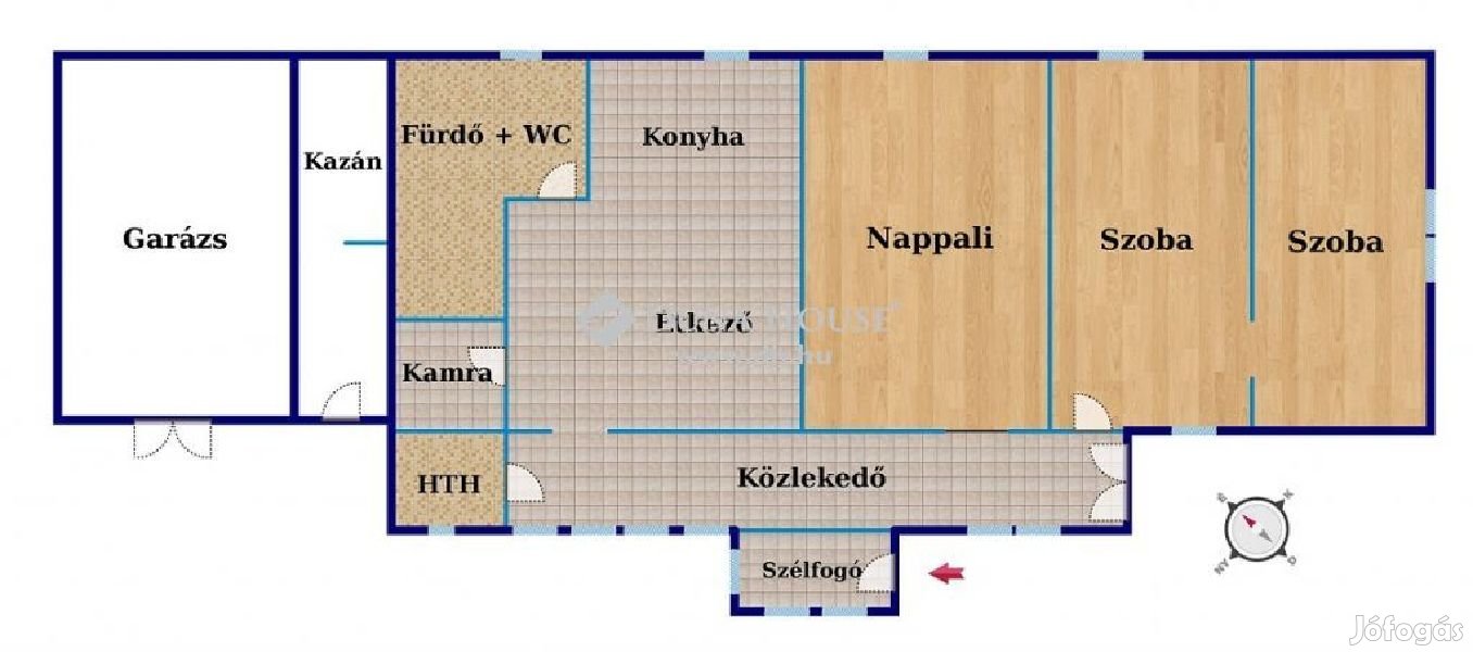 Eladó 103 nm-es ház Polgárdi