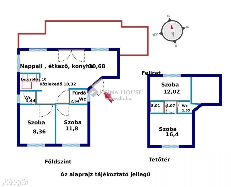 Eladó 107 nm-es ház Pogány