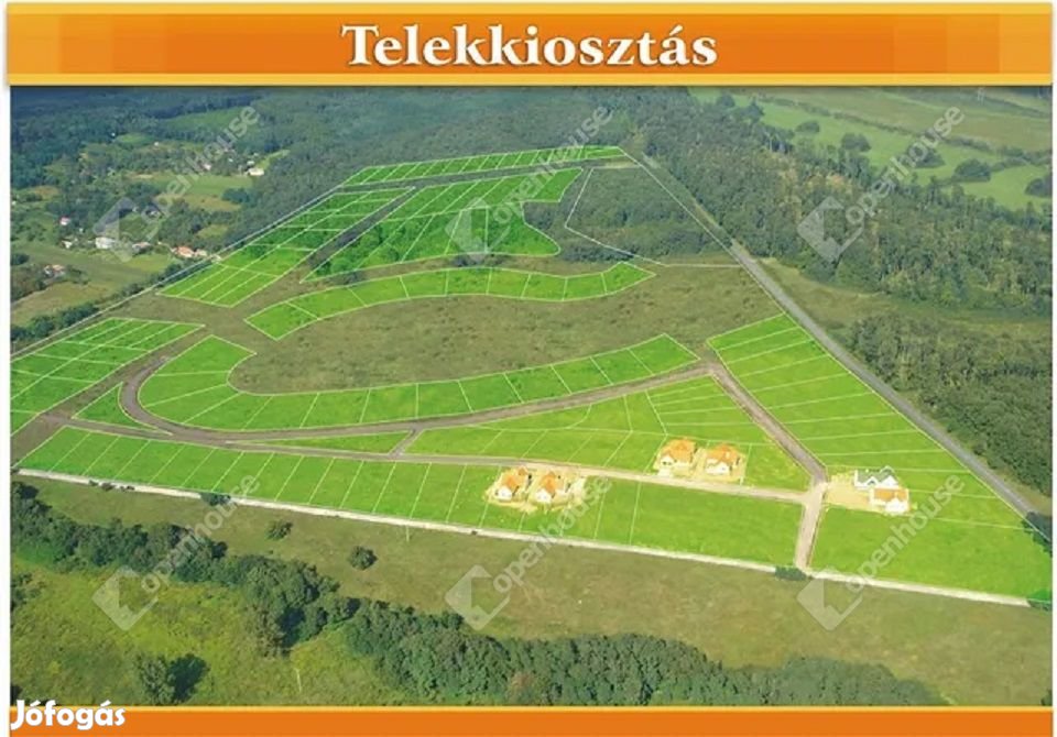 Eladó 1183 m telekterületű építési telek Zalaszántón!