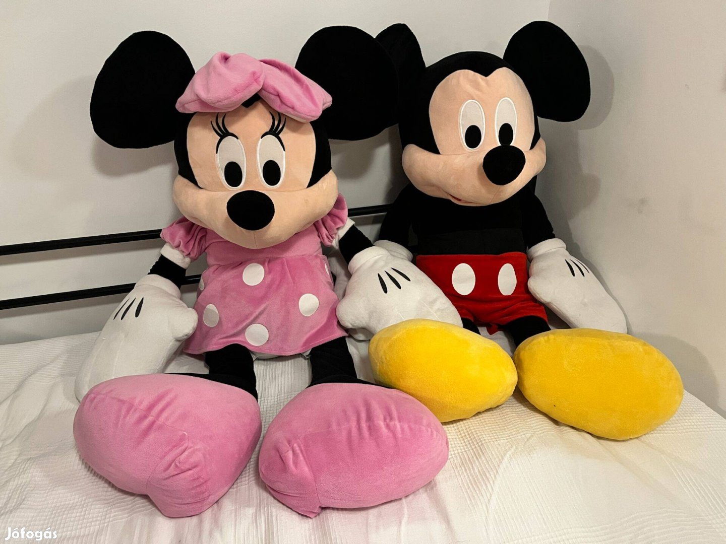 Eladó 120cm-es plüss Mickey egér mouse és Minnie mouse