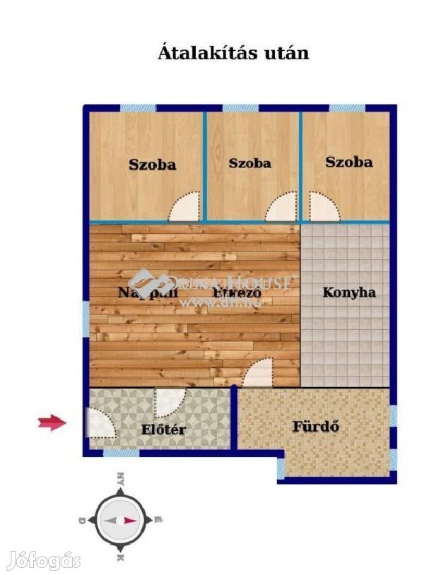 Eladó 127 nm-es ház Kisbér