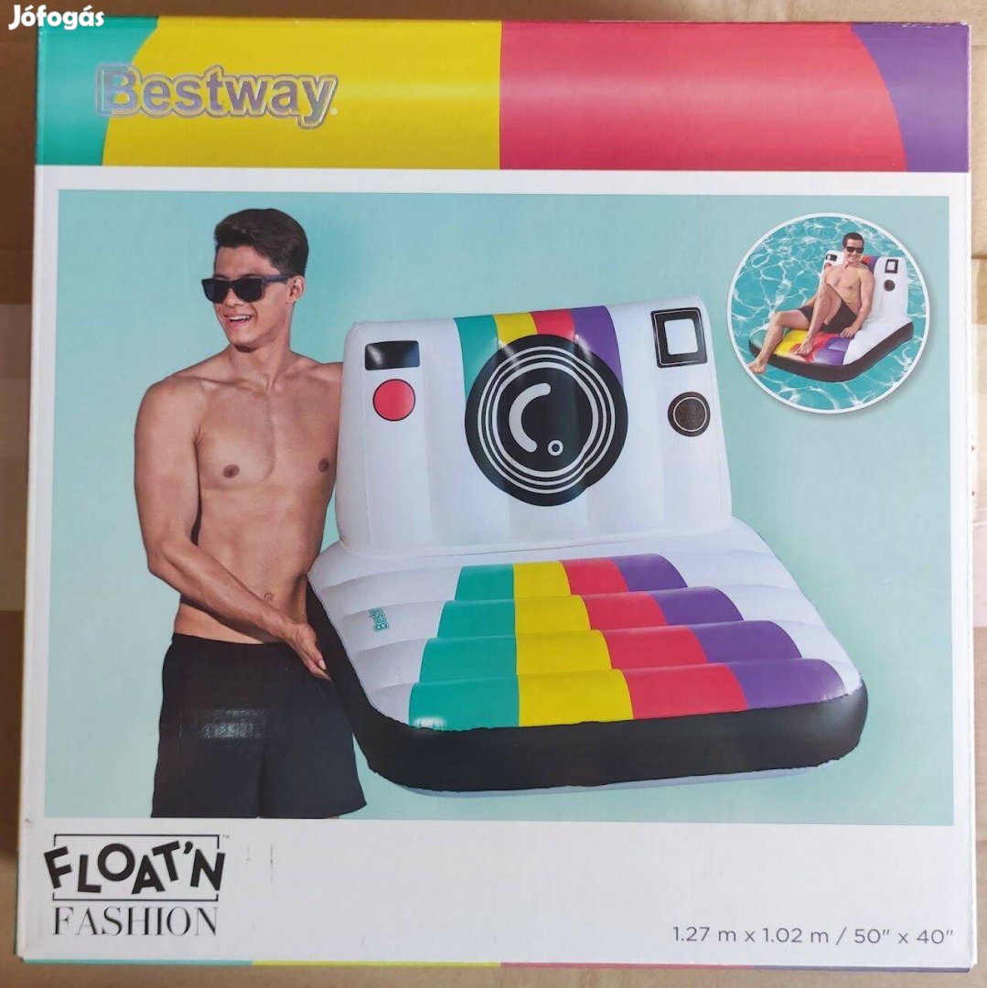 Eladó 127x102 cm méretű Bestway 43656 Felfújható fotel fényképezőgép