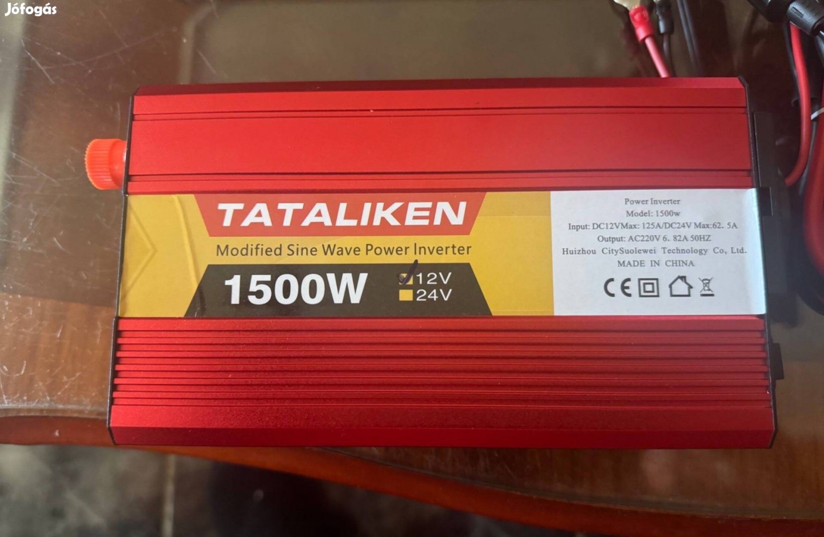 Eladó 12V-220V Power Inverter 1500w új, nem használt! 10000Ft