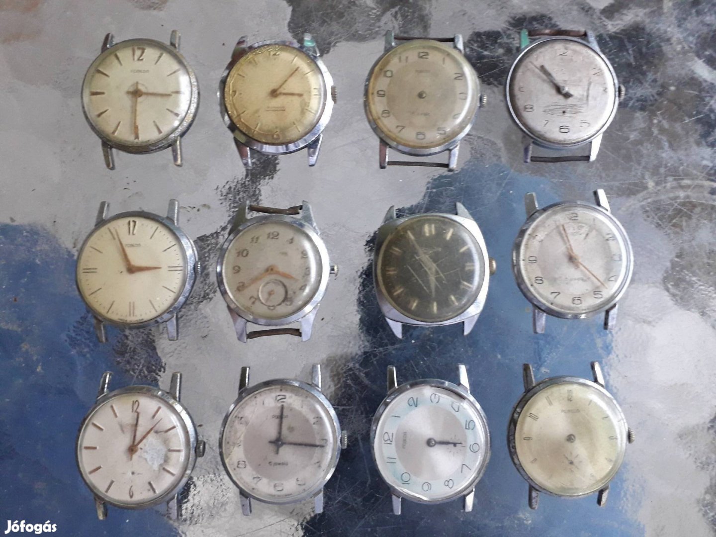 Eladó 12db régi mechanikus óra