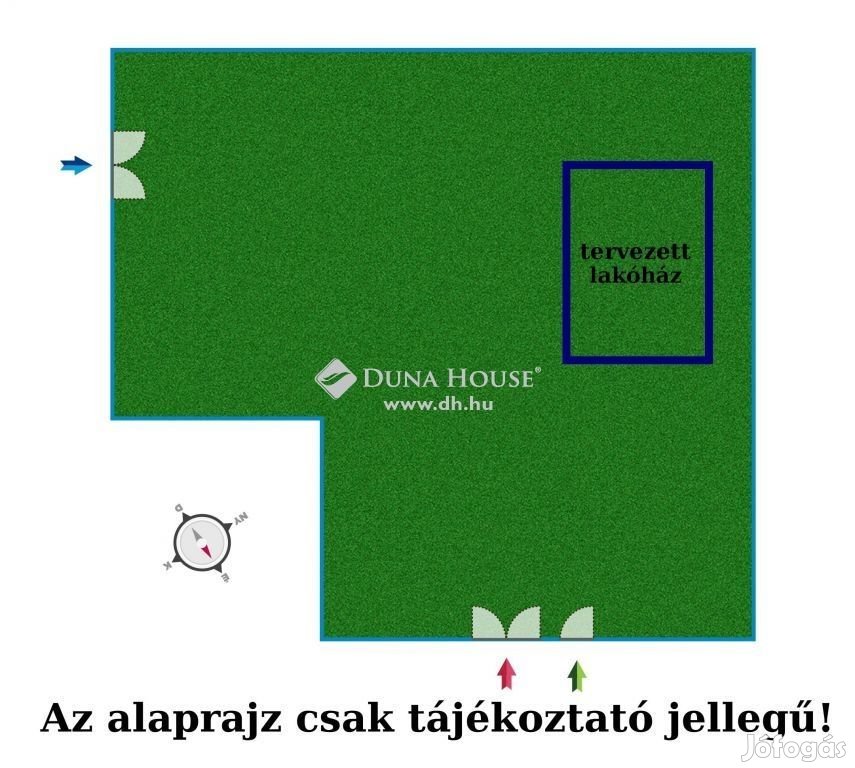 Eladó 1444 nm-es telek Gyömrő