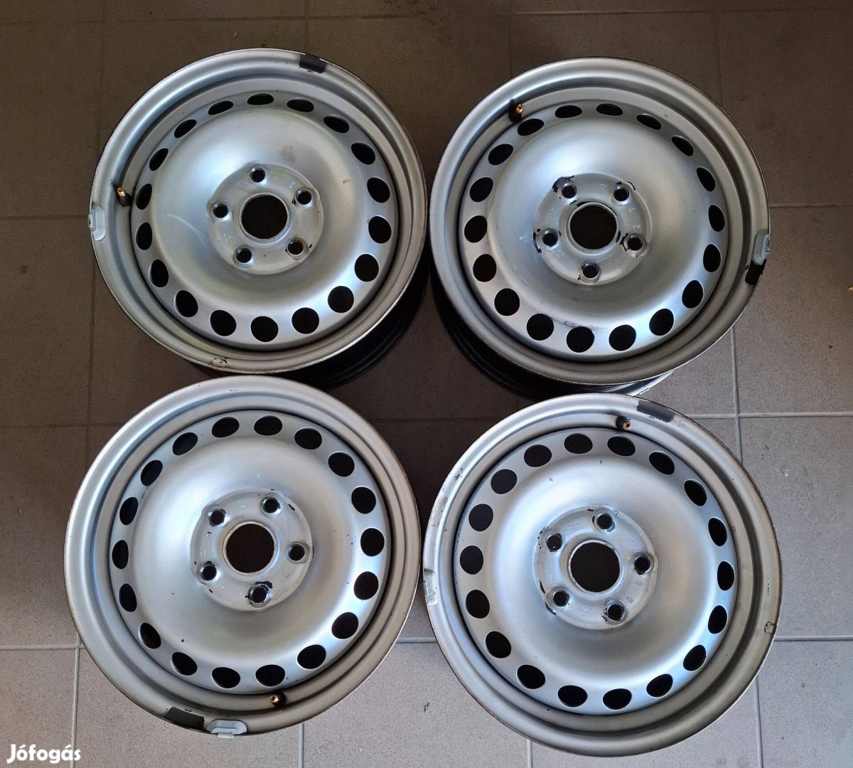 Eladó 15" 5x112 lemezfelni szett Audi,Vw,Seat,Skoda