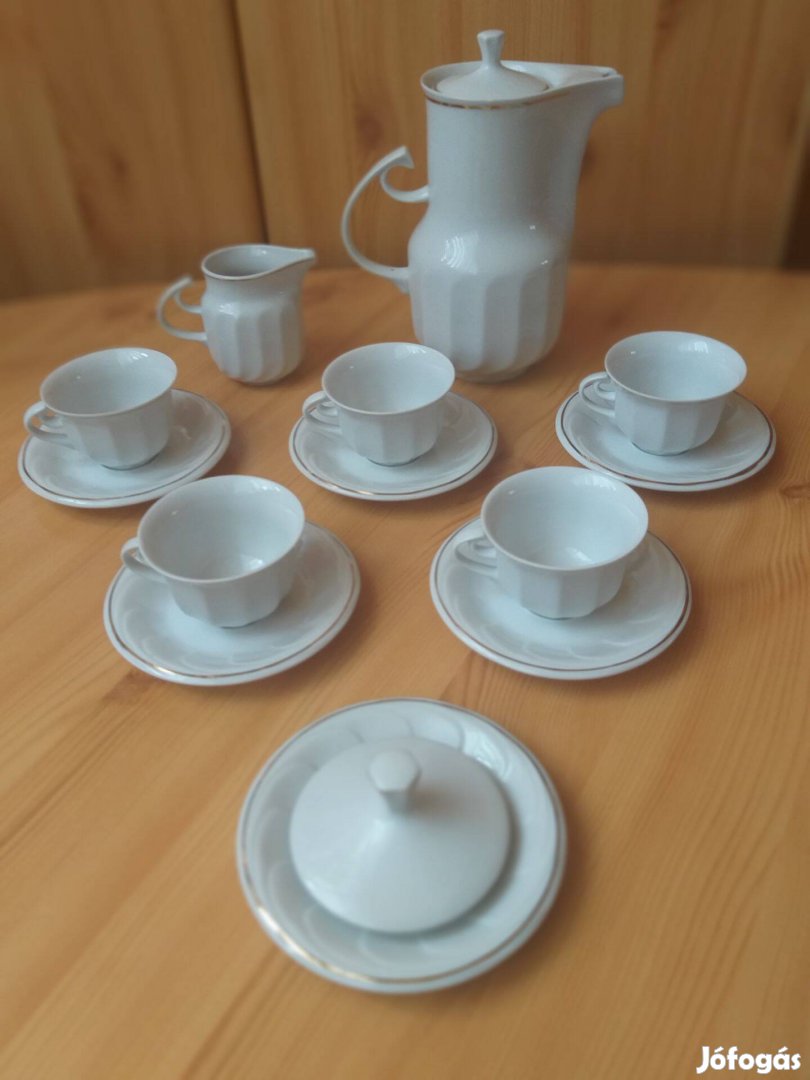 Eladó 15 részes sorszámozott Hollóházi porcelán kávéskészlet!