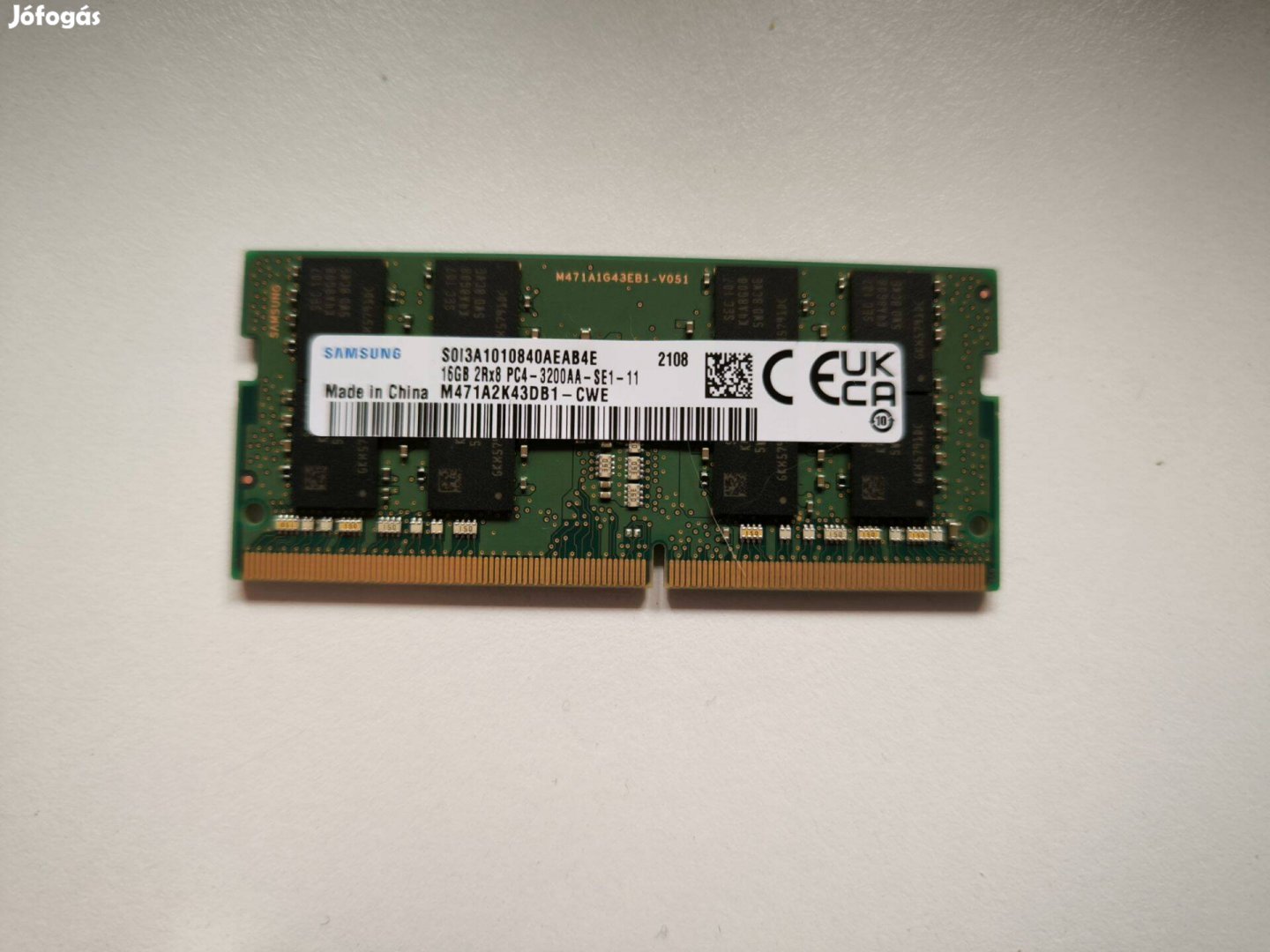 Eladó 16Gb-os DDR4 laptop ram