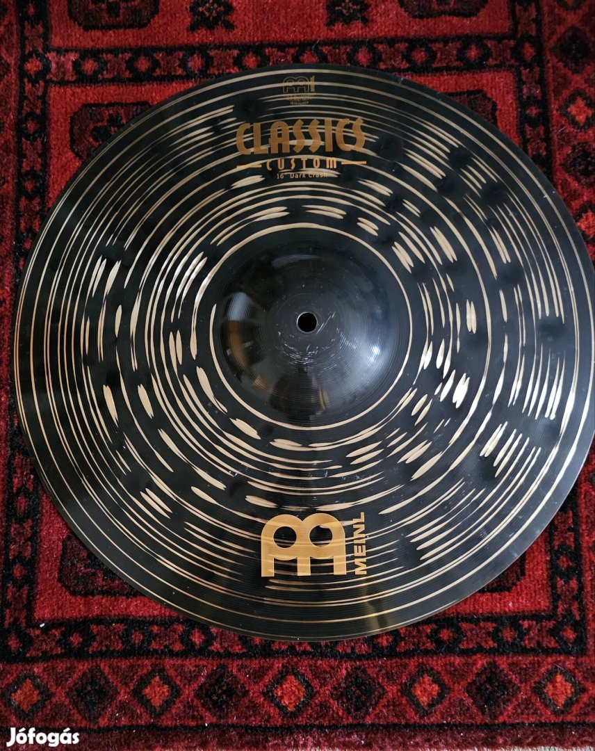 Eladó 16' Meinl Classic Dark Custom Dark Crash cintanyér 