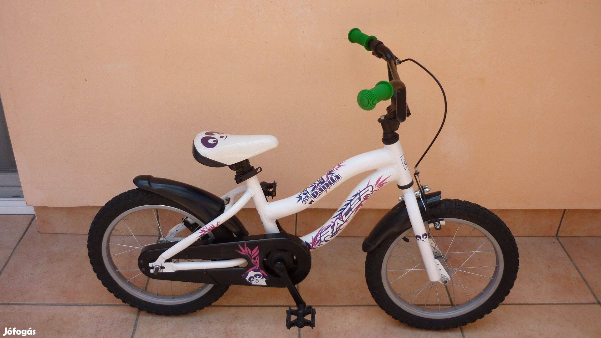 Eladó 16-os Racer Panda minőségi gyerek kerékpár