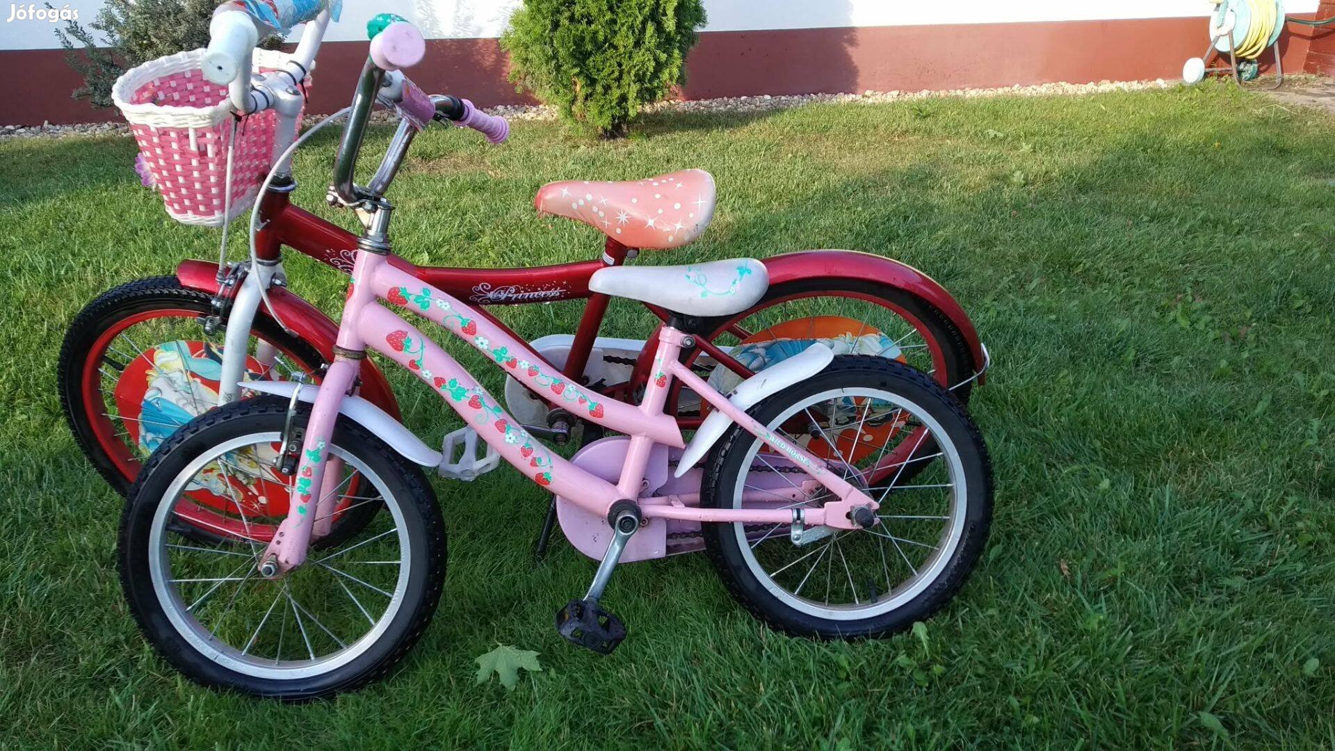 Eladó 16-os rózsaszín bicikli