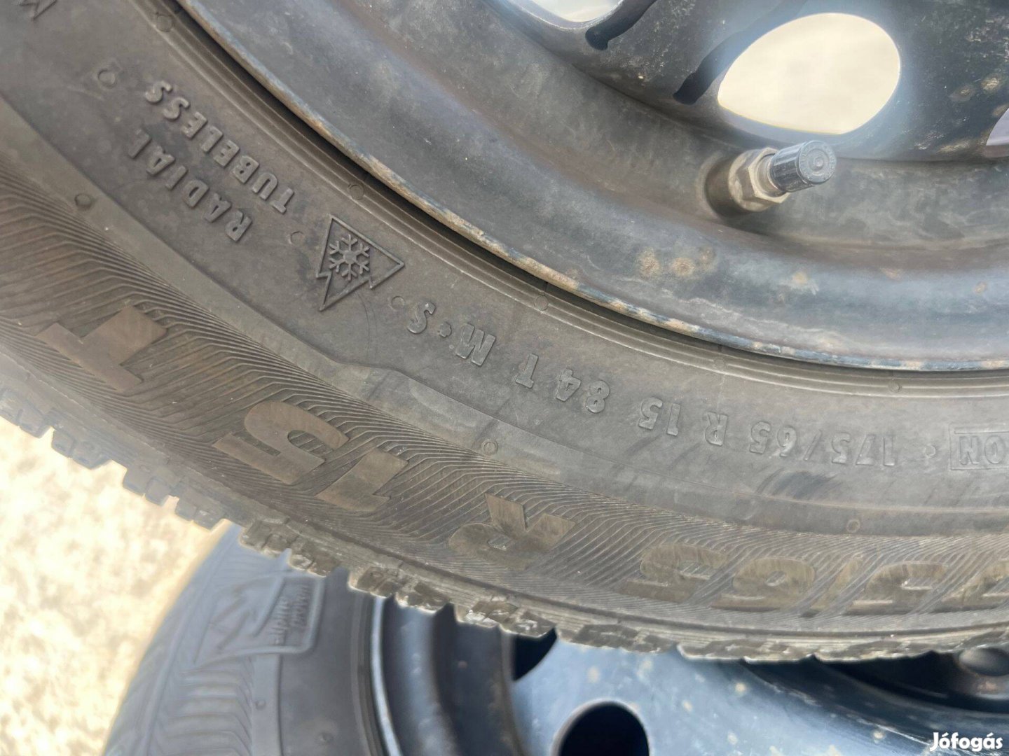 Eladó 176/65 r15 téligumi garnitúra acél felnivel (Toyota)