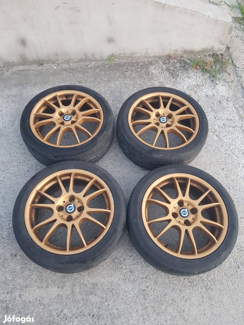 Eladó 17" Volvo alufelni garnitúra,4x114.3osztókörrel
