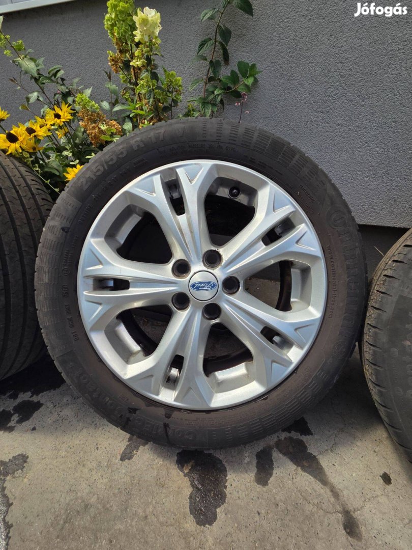 Eladó 17-es 5x108-as alufelni szett Tpms szenzorokkal