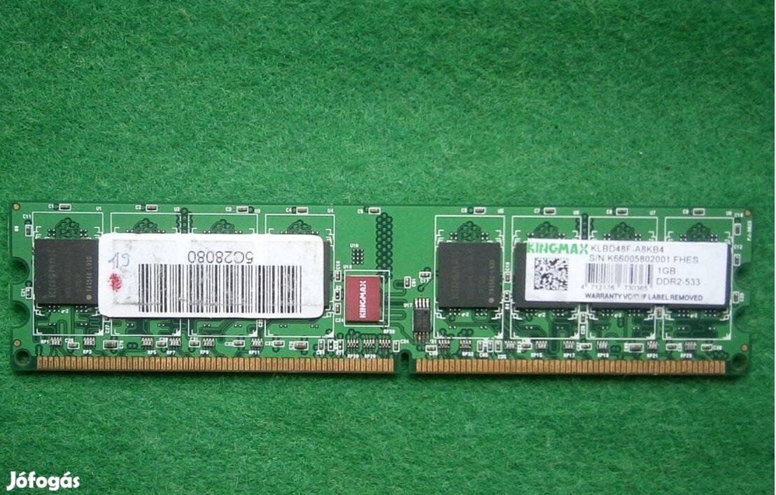 Eladó 1GB-os Kingmax DDR2 533MHZ-s PC2 RAM