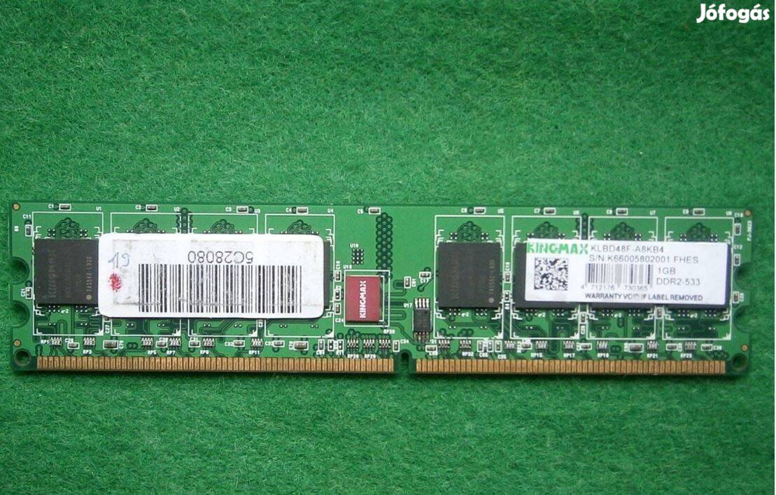 Eladó 1GB-os Kingmax DDR2 533MHZ-s PC2 RAM