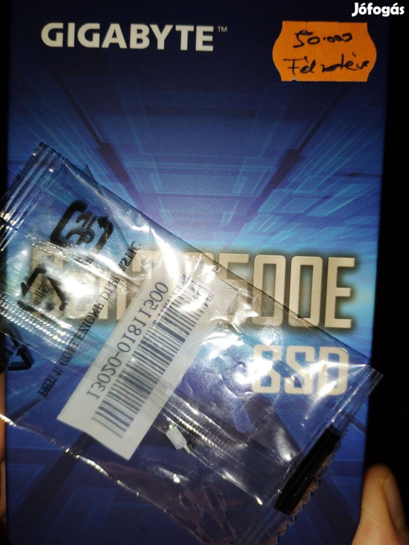 Eladó 1TB Gigabyte M2 Új, bontatlan SSD