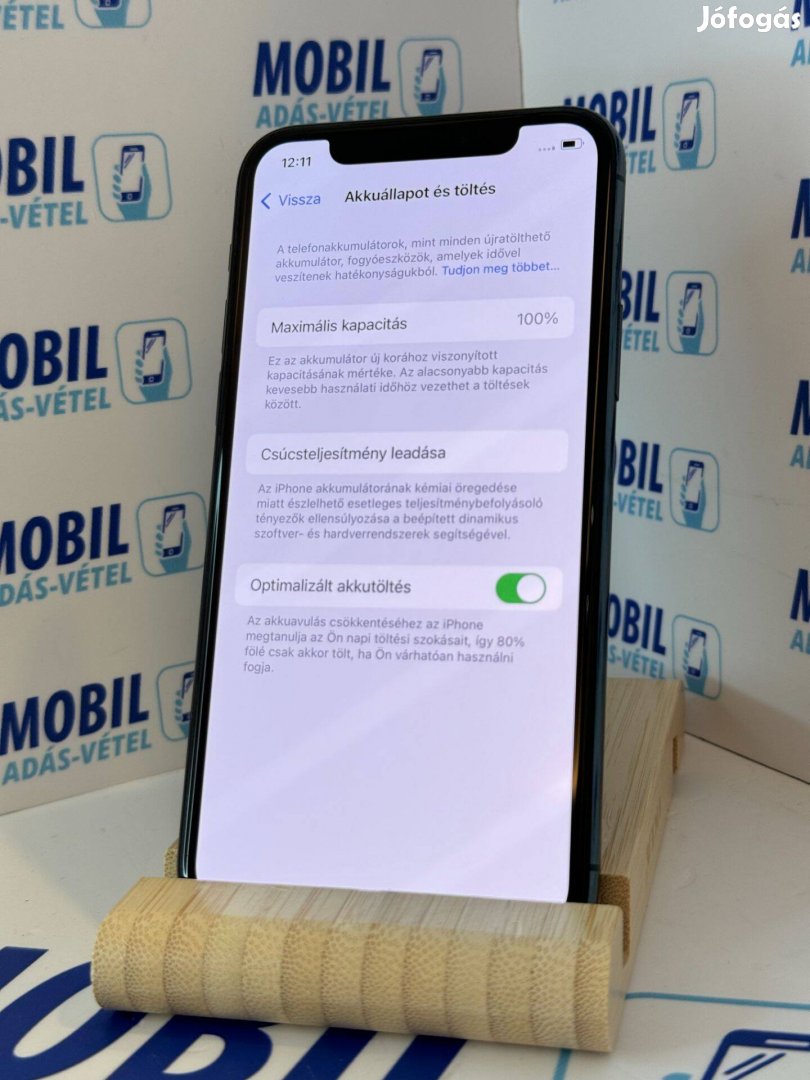 Eladó 1 Év garanciával iphone 11 Pro 64Gb Akku:100%