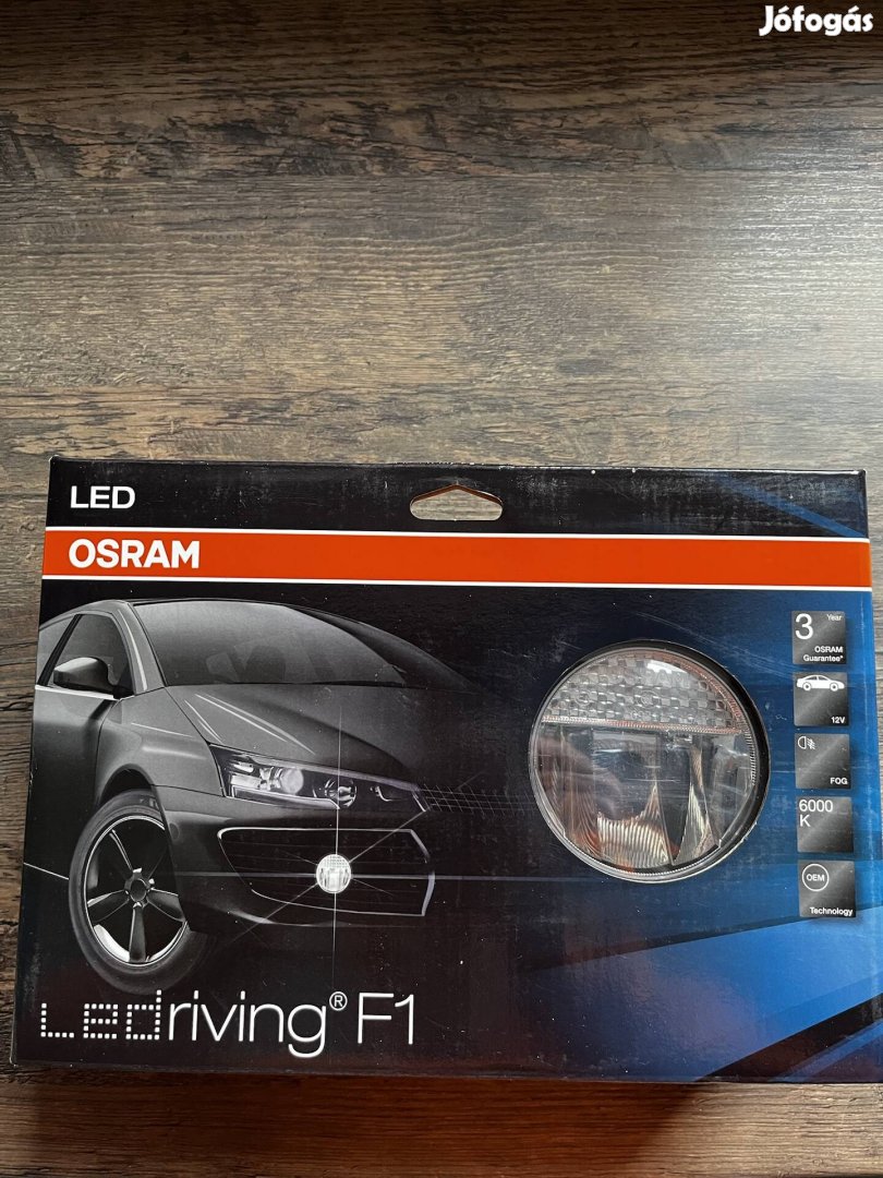 Eladó 1 db OSRAM Ledriving F1 Ledfog201 12V/7W/6000K Ködlámpa Szett