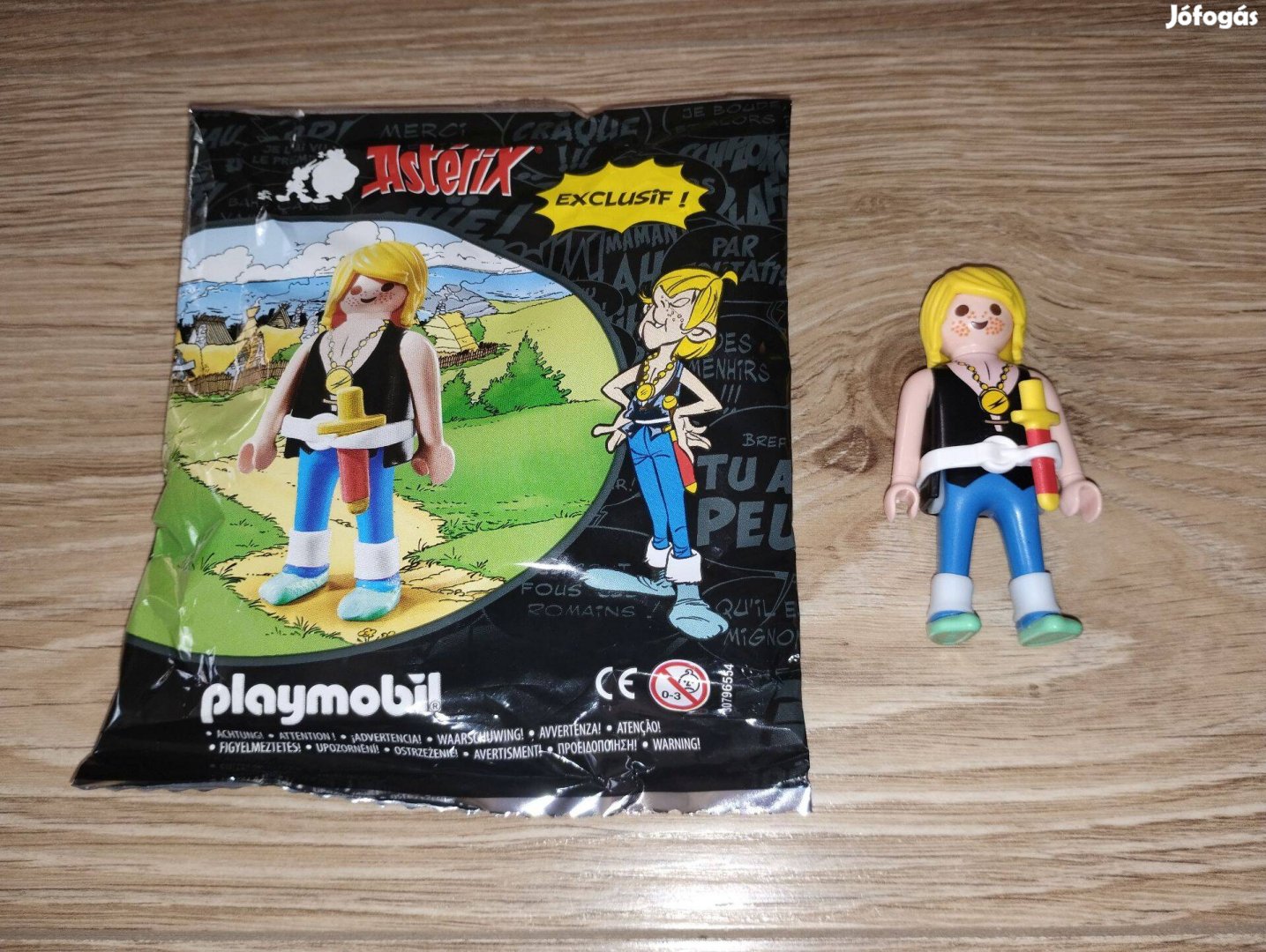 Eladó 1 db eredeti Playmobil Bögyörix figura az Asterix sorozatból