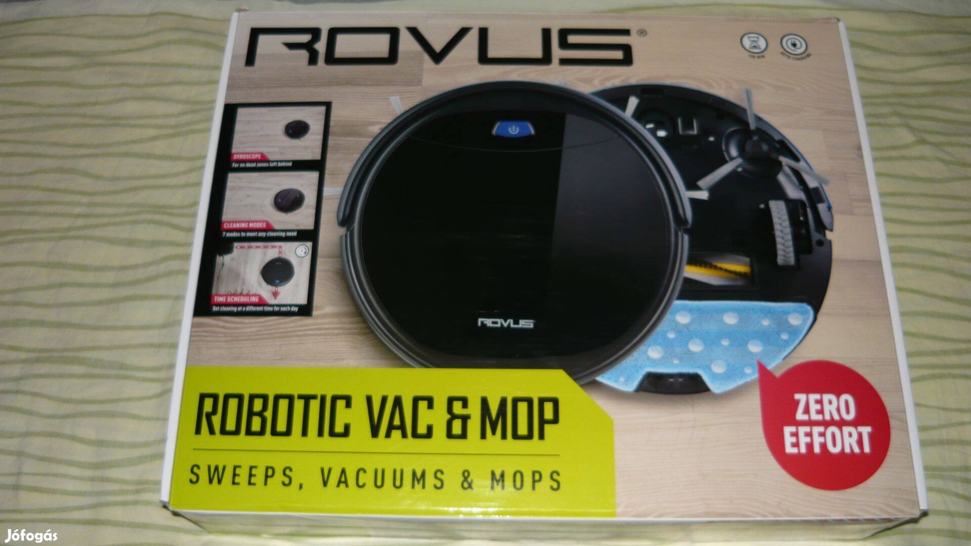 Eladó 1 új Rovus Robotic Vac&Mop tipusú robotporszívó verhetetlen áron