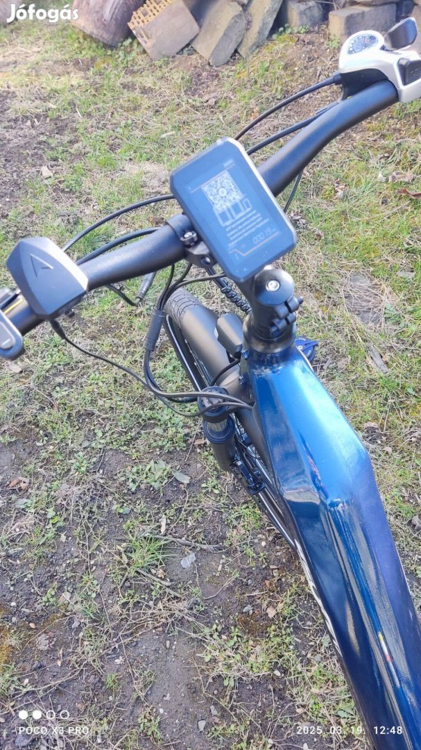 Eladó 1 vadi új Onesport ot05 kék metál elektromos kerékpár