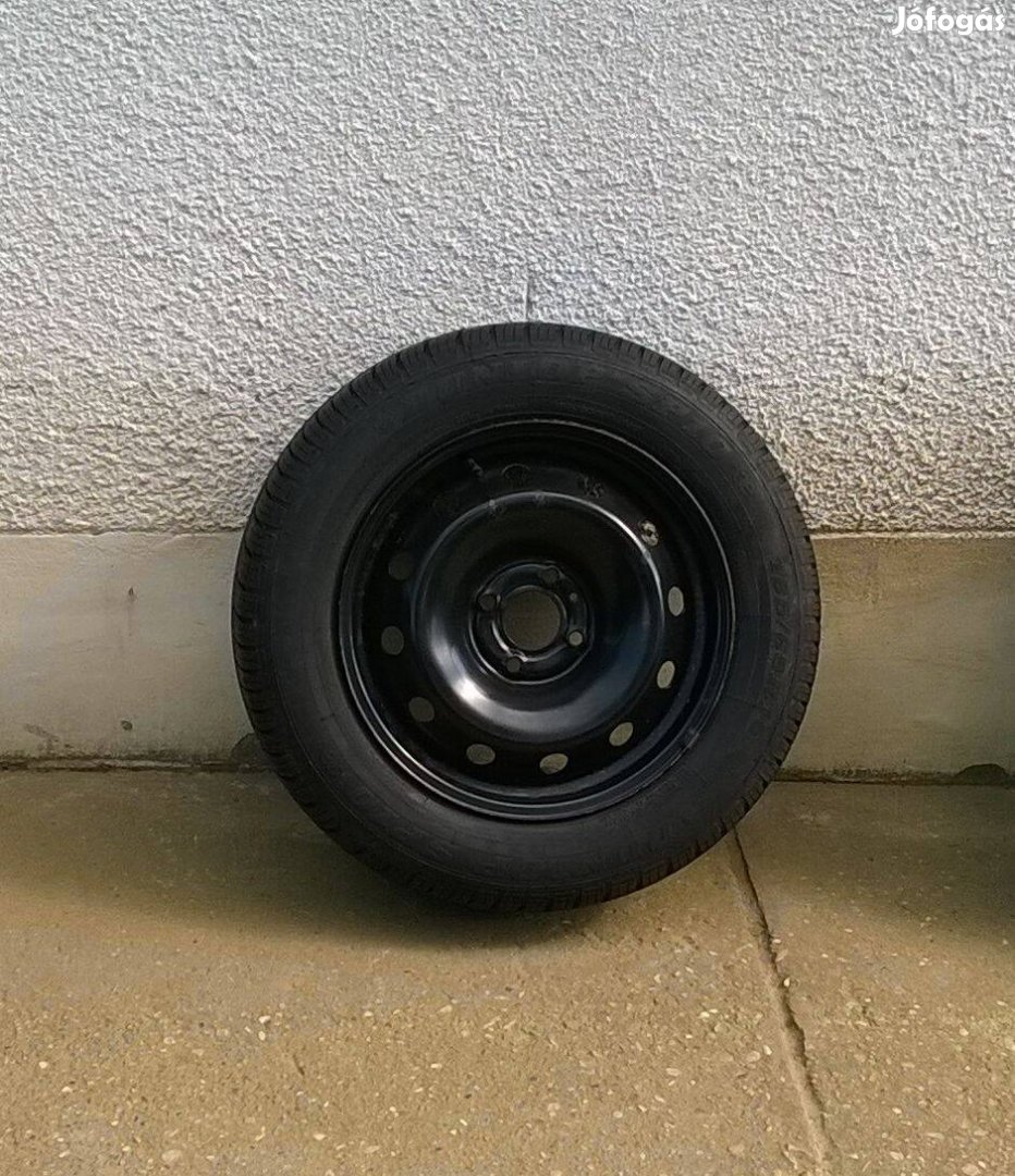 Eladó 1db 15-ös 4x100-as Renault lemezfeni 185/65R15 nyári gumival