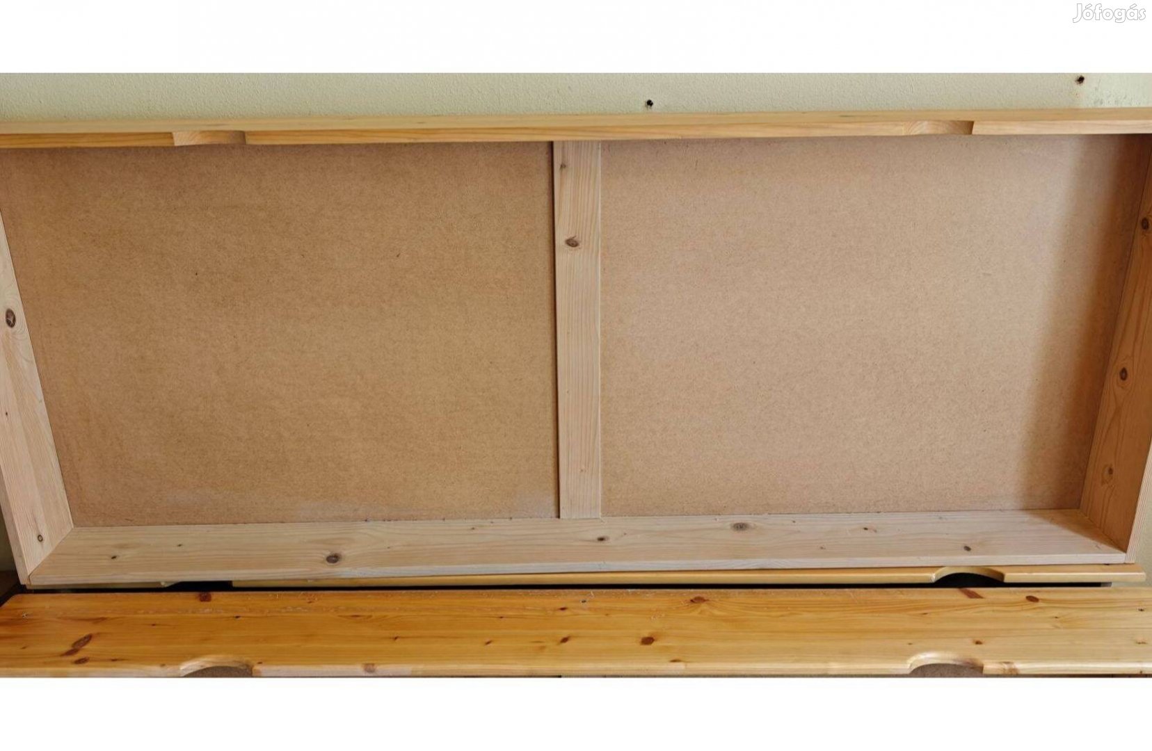 Eladó 200x75x16 cm méretű fenyő ágyneműtartók