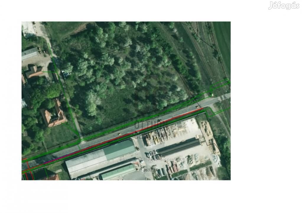 Eladó 20552 nm-es telek Cegléd