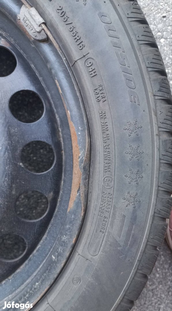 Eladó 205/55 r16 Téligumi felnivel!
