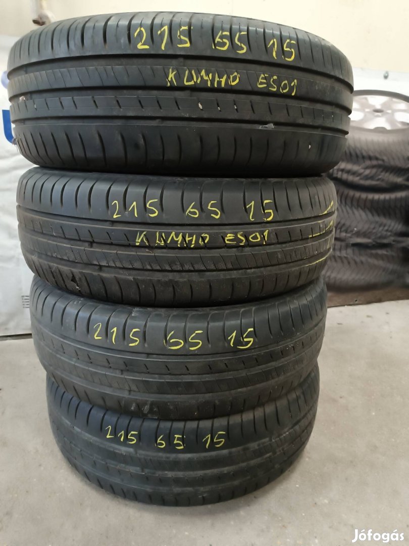 Eladó 215/65 R15 nyári gumi szett Kumho 6000/db