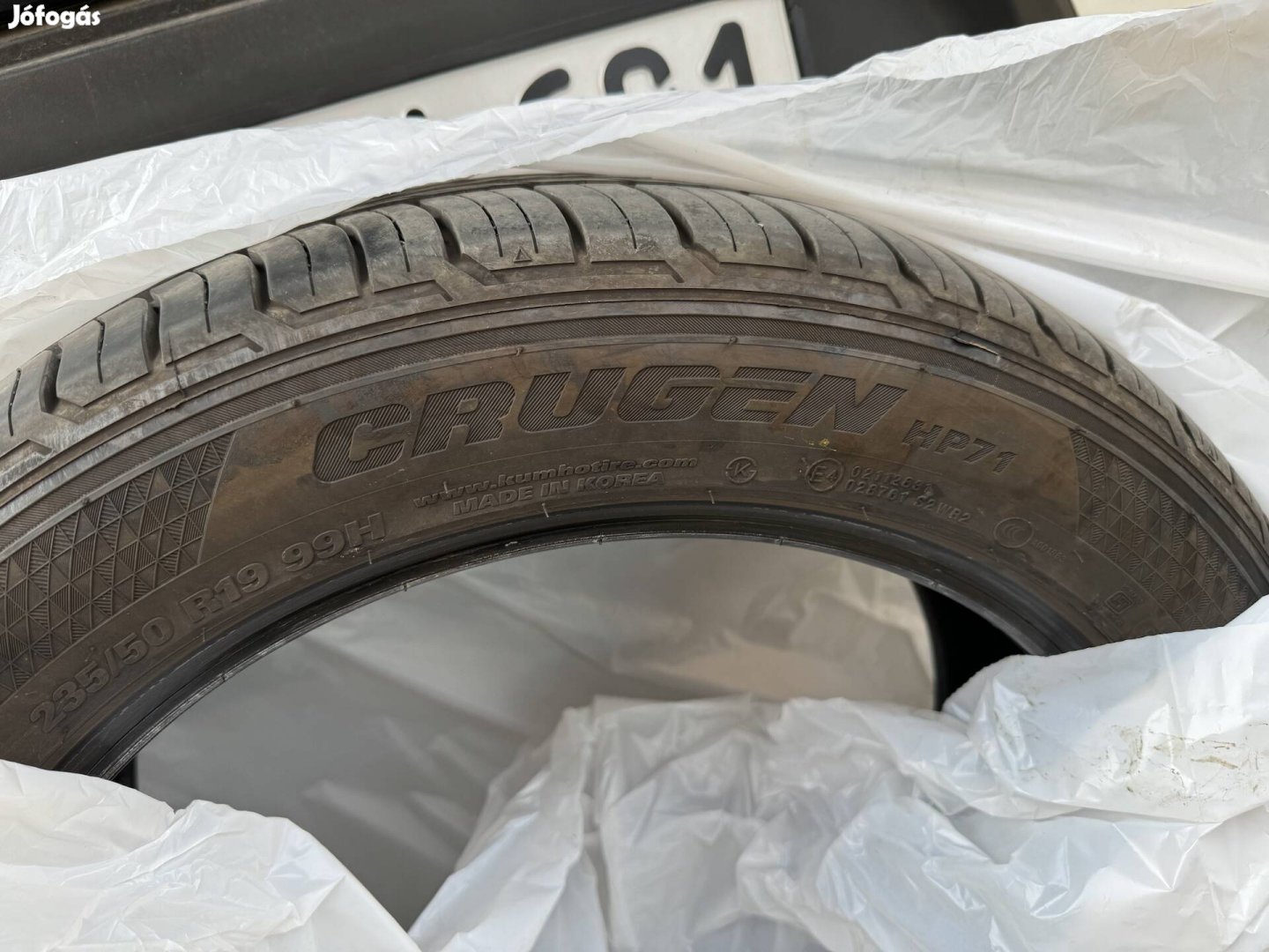 Eladó 235/50/r19 kumho nyári gumi