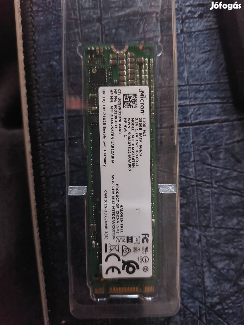 Eladó 256gb m2 ssd