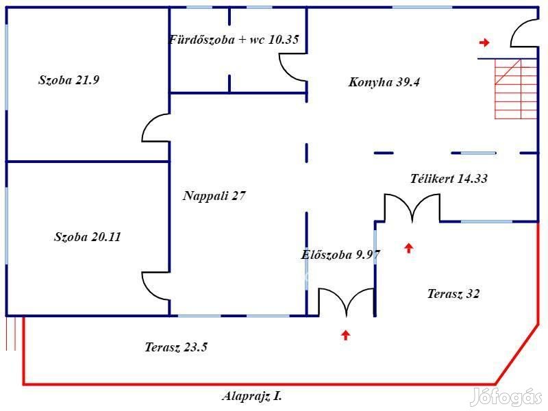 Eladó 278 nm-es ház Gyula