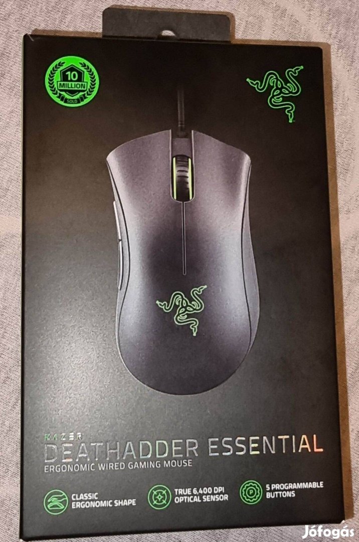 Eladó 2 darab Razer Deathadder Essential gamer egér