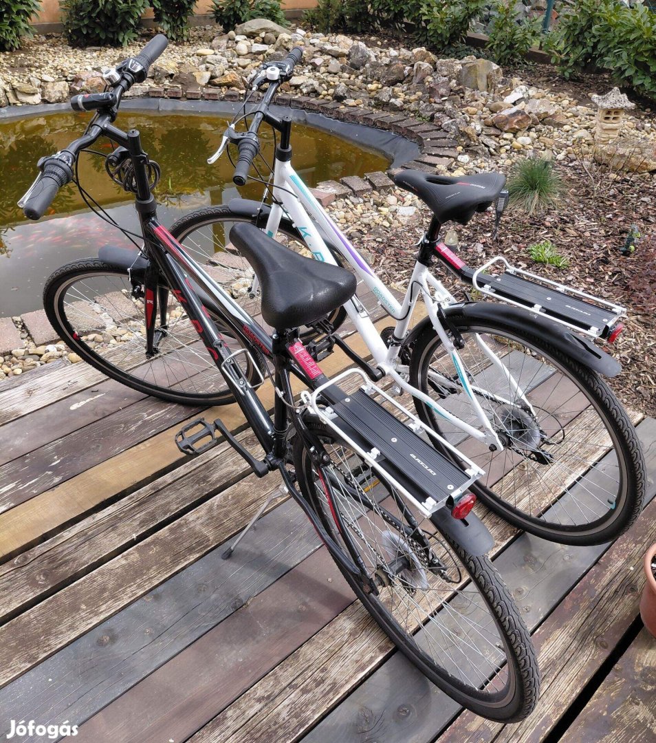 Eladó 2 db trekking kerékpár. Női, férfi