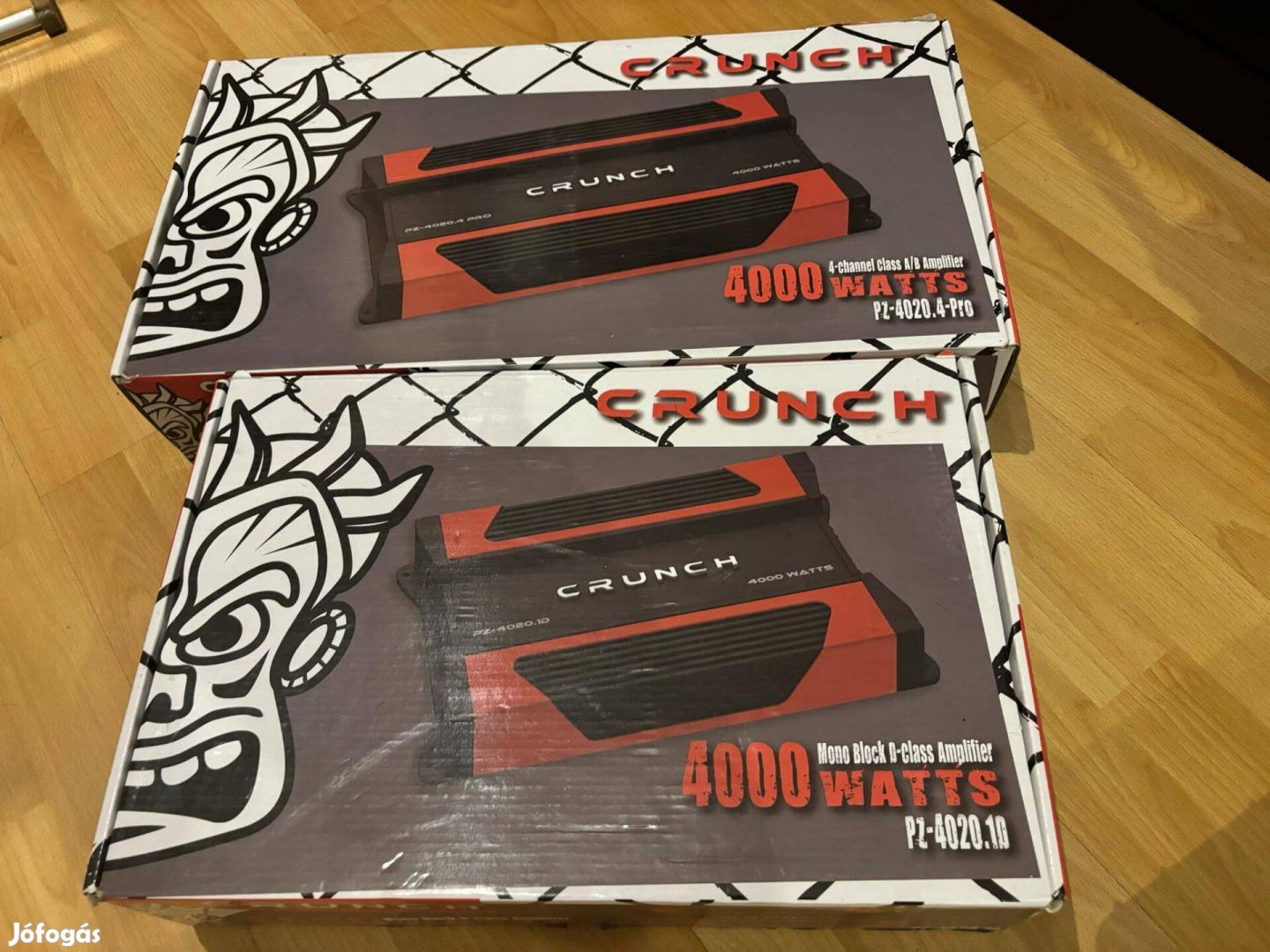 Eladó 2db 12V -os erősítő USA-ból. Crunch 4000 watts