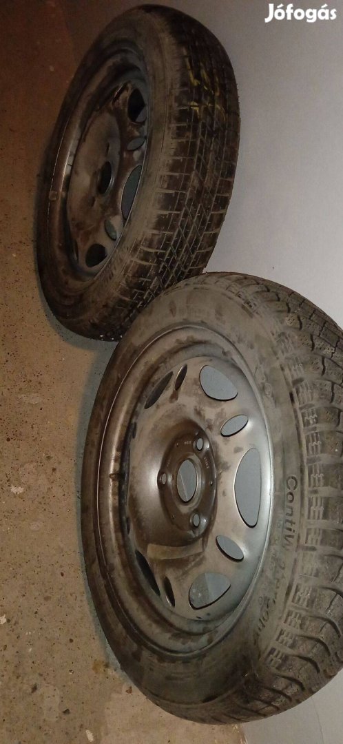 Eladó 2db 15 coll Smart 450 Fortwo acélfelni lemezfelni