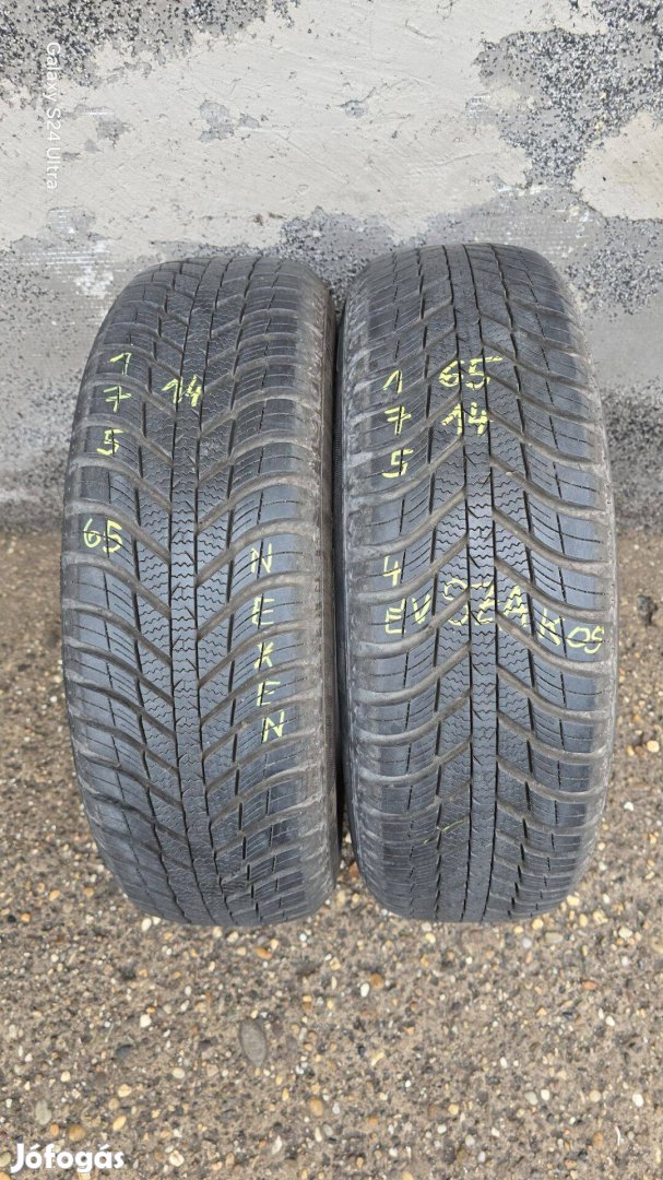 Eladó 2db 175/65R14 Nexen Nblue 4évszakos gumi!
