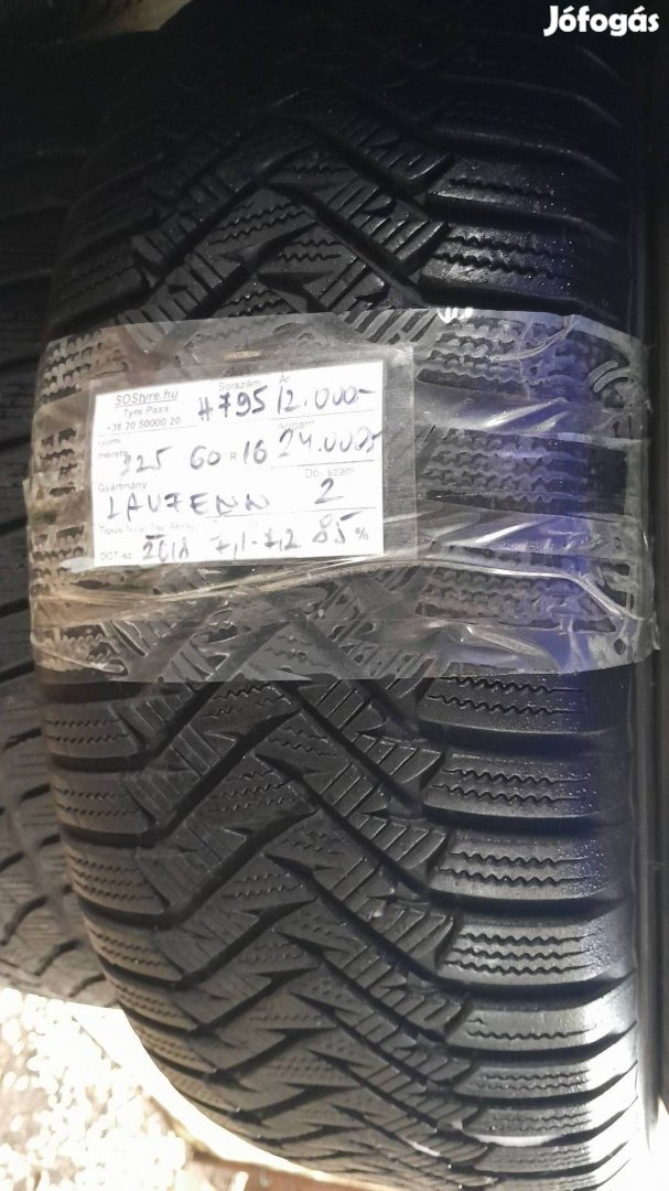 Eladó 2db Laufenn 225/60R16 téli gumi 