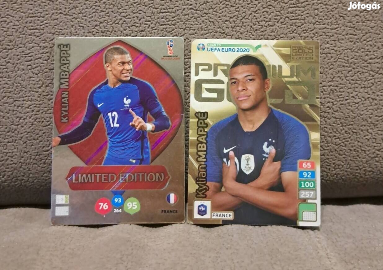 Eladó 2db Mbappe hibátlan állapotban alkudható áron.