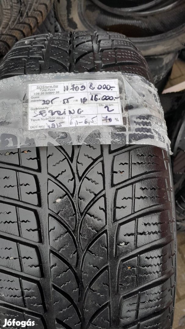 Eladó 2db Sebring 205/55R16 téli gumi 