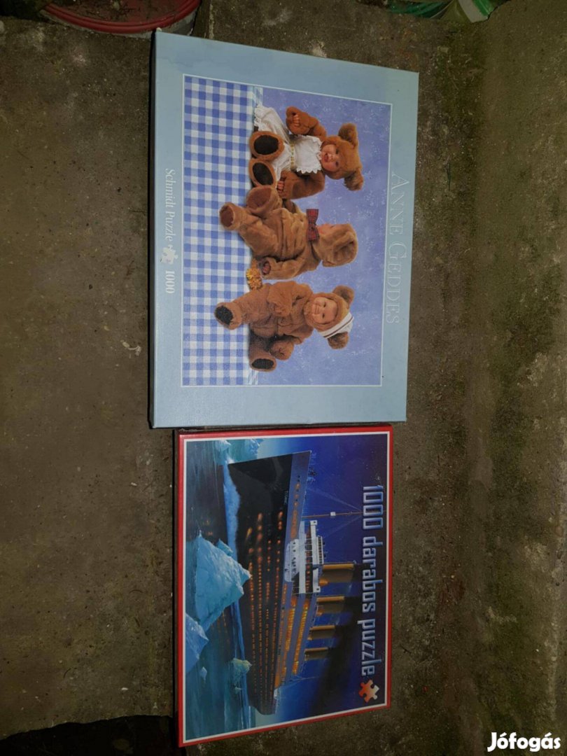 Eladó 2db új 1000db-os Puzzle