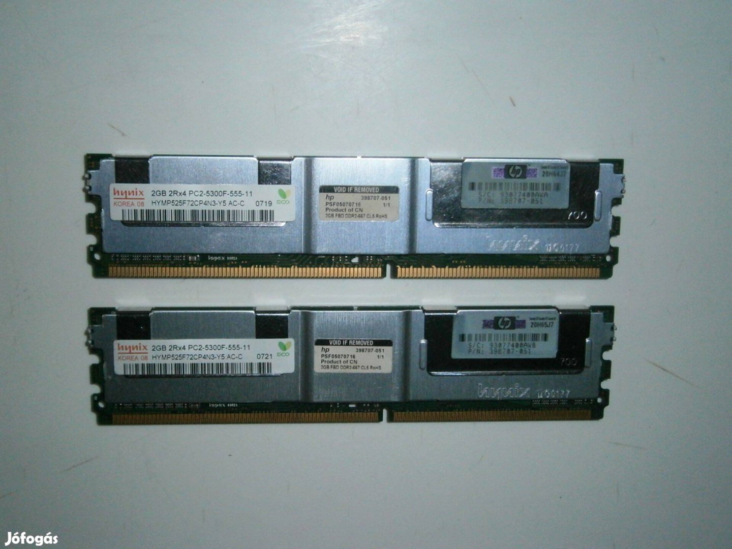 Eladó 2x2GB Hynix / HP DDR2-es memória