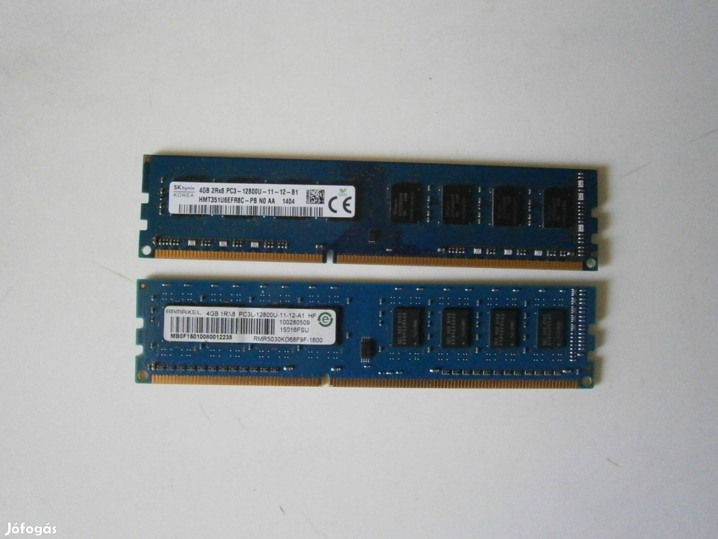 Eladó 2x4GB DDR3-as memóriamodul (RAM)