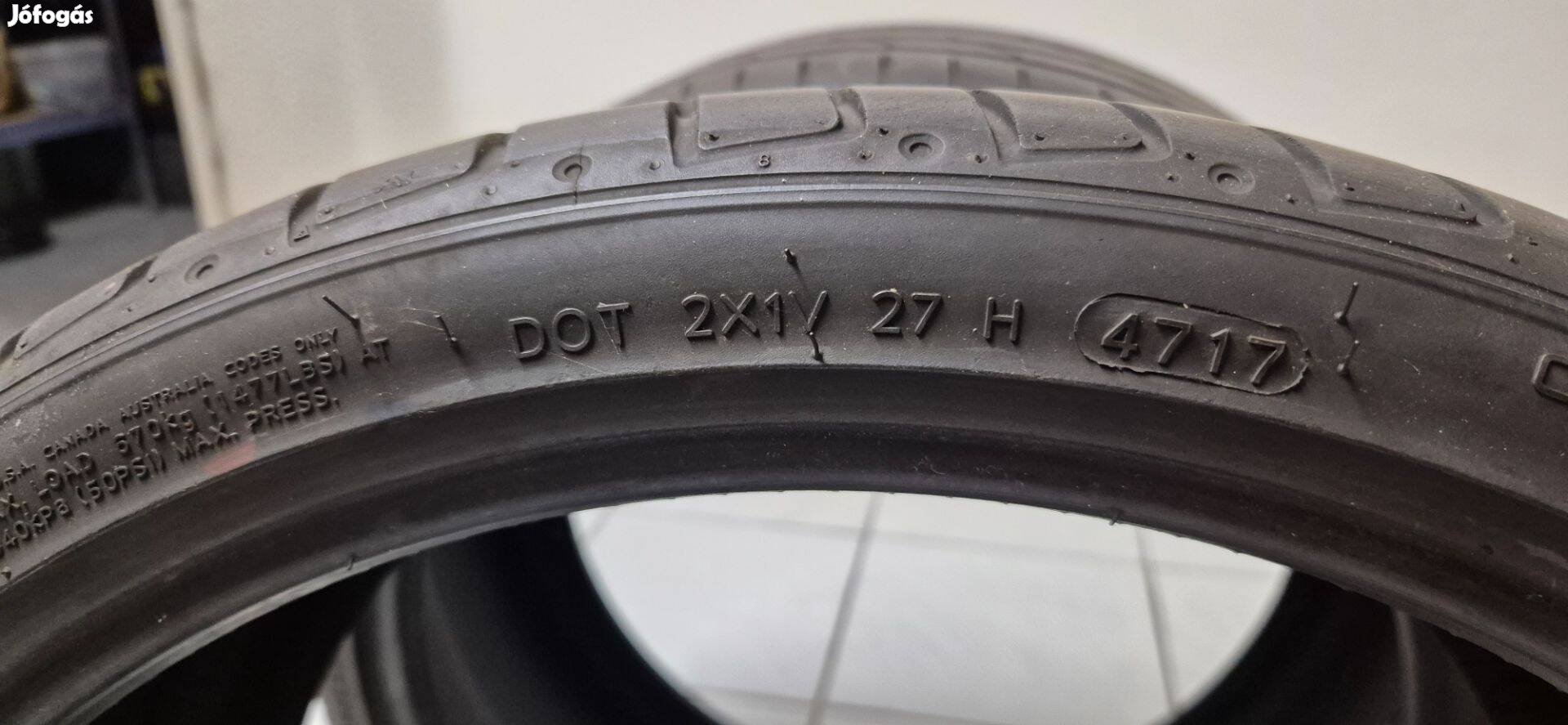 Eladó 2x Hankook 265 30 R20 Gumi (5,3mm)