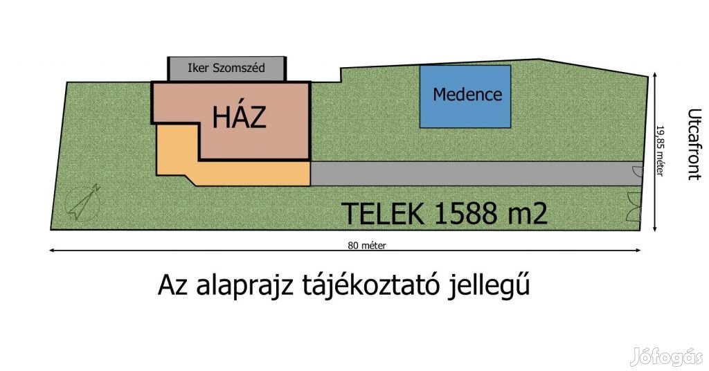 Eladó 358 nm-es ház Csömör